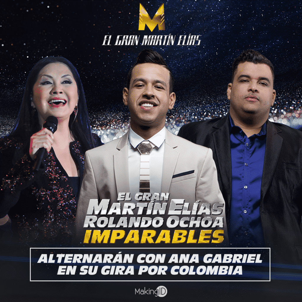 Martin Elias Alternarán Con Ana Gabriel En Su Gira Por Colombia