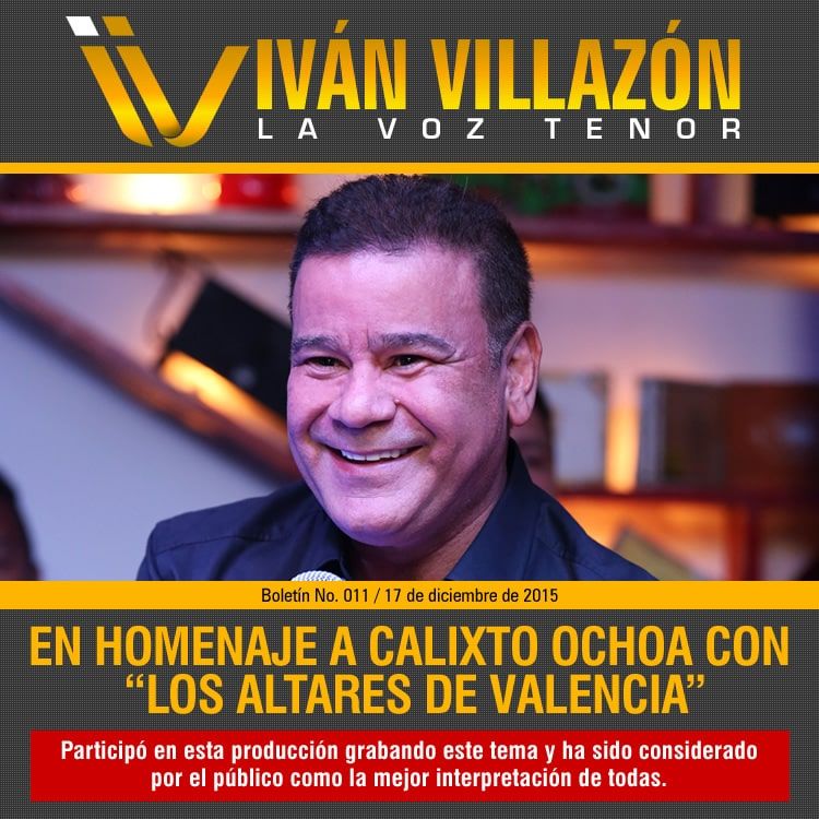 Ivan Villazon en el Homenaje a Calixto Ochoa