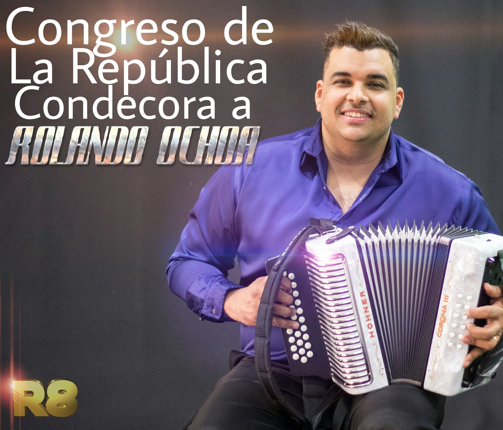 Congreso de la republica condecora a Rolando Ochoa