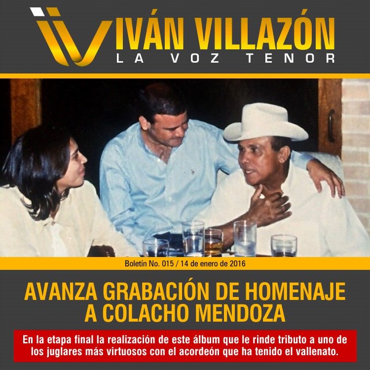 Ivan Villazon & Saul Lallemand avanzan en la grabación del homenaje a Colacho Mendoza