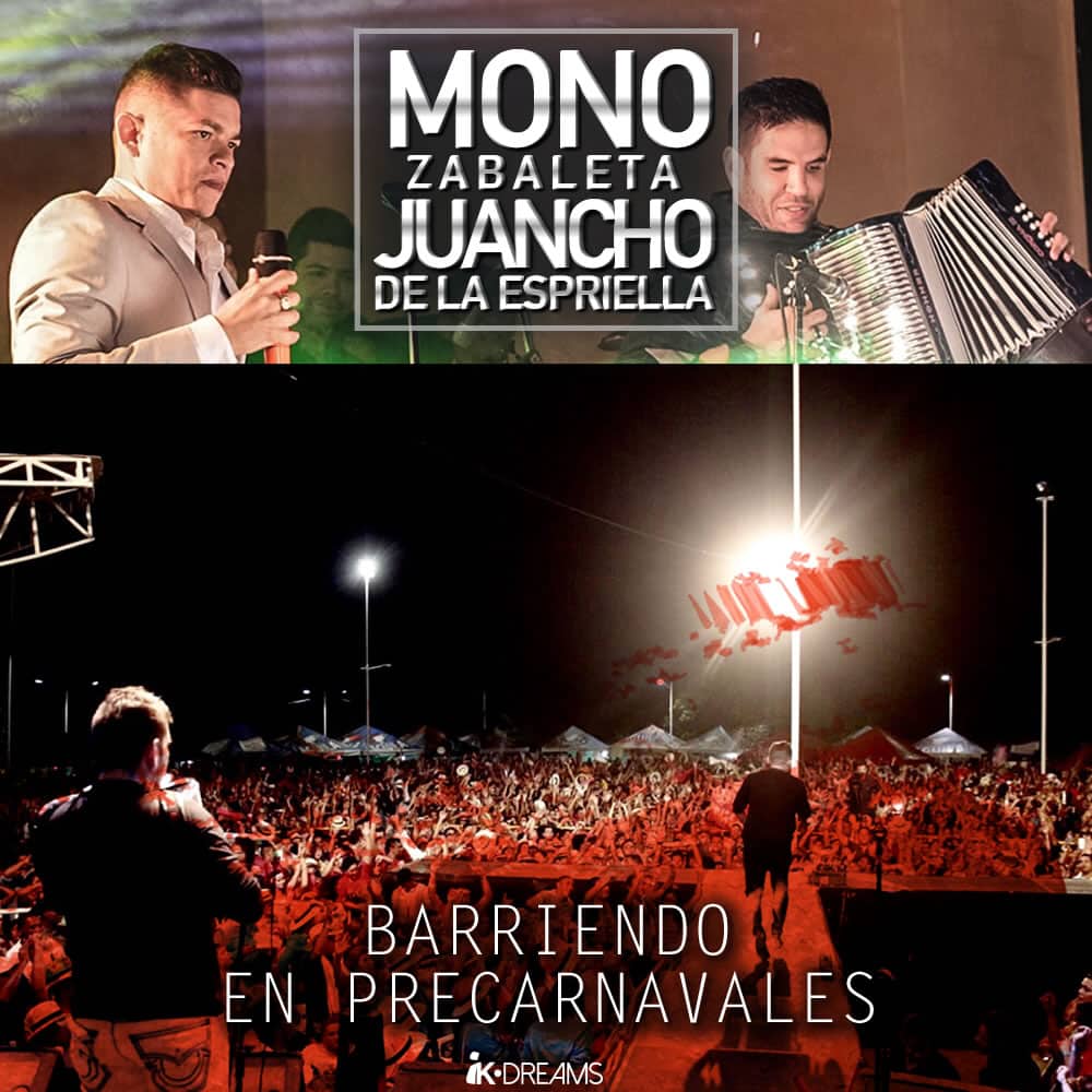 Mono Zabaleta & Juancho de la Espriella arrasando en precarnavales