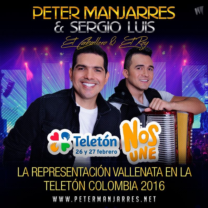 Peter Manjarres en la Teletón Colombia 2016