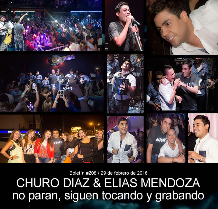 Churo Diaz & Elias Mendoza no paran, siguen tocando y grabando