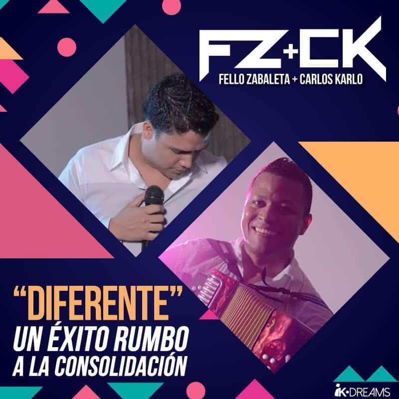 Diferente un éxito a la consolidación Fello Zabaleta y Carlos Karlos