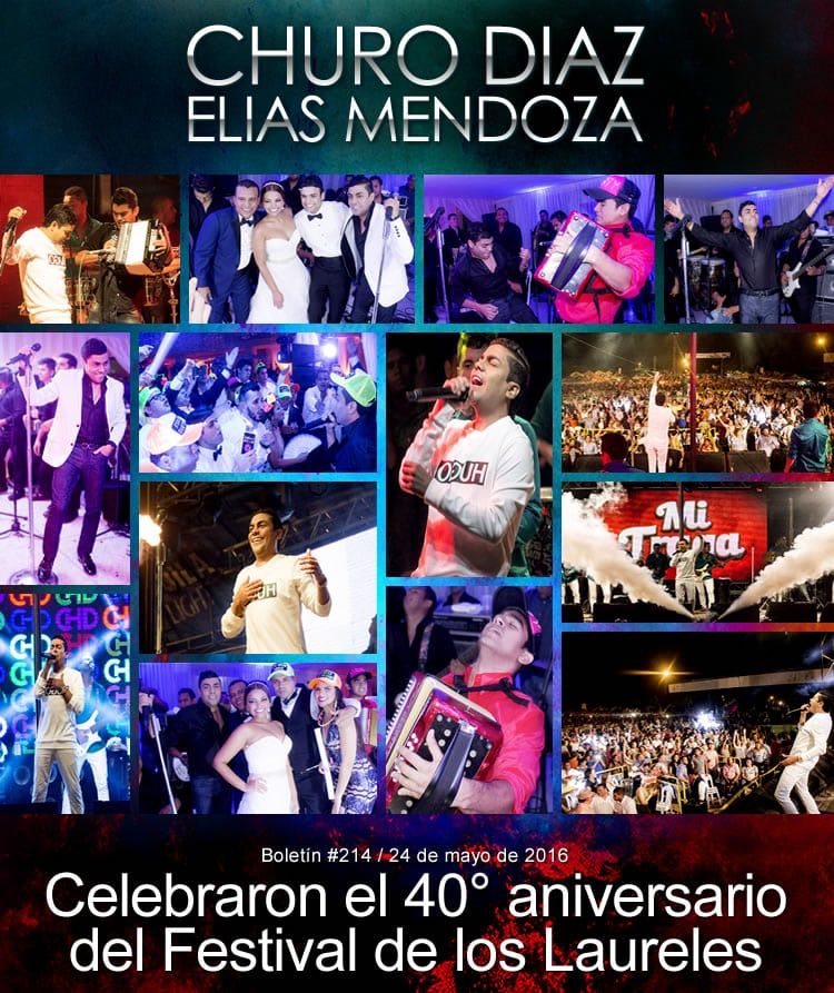 Churo Diaz & Elias Mendoza celebraron el 40° aniversario del Festival de los Laureles