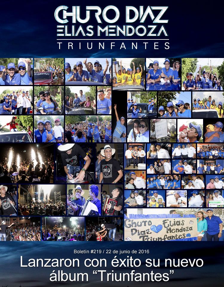 Churo Diaz & Elias Mendoza lanzaron con éxito su nuevo álbum “Triunfantes”