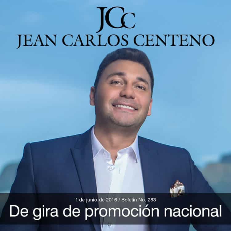 Jean Carlos Centeno de gira de promoción nacional