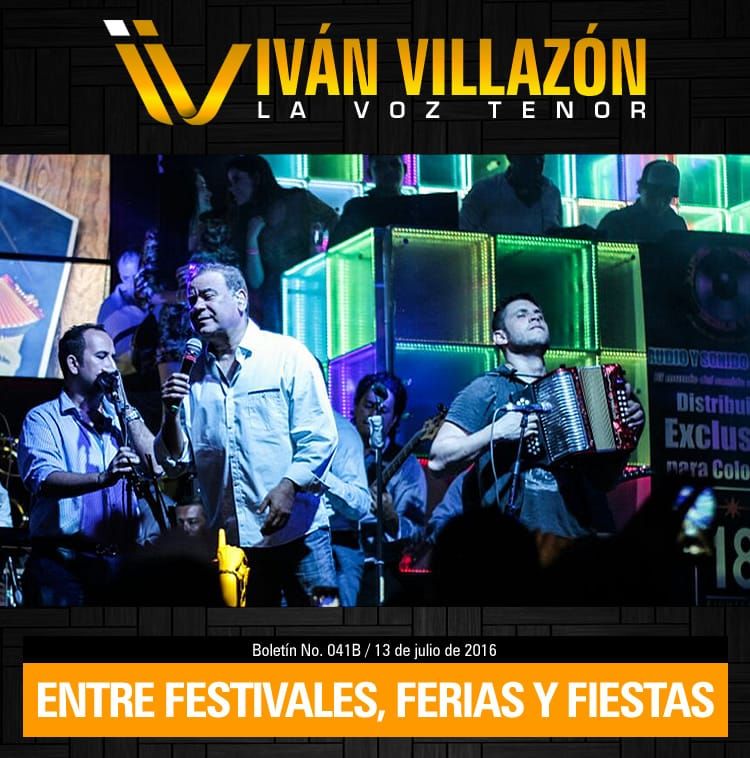 Iván Villazón entre festivales, ferias y fiestas