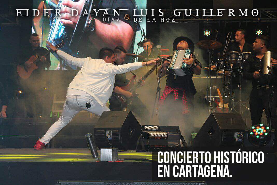 Concierto histórico en Cartagena para Elder Dayan Diaz