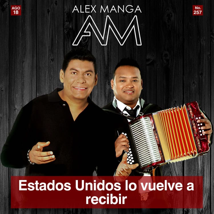 Estados Unidos vuelve a recibir a Alex Manga & Neno Beleño