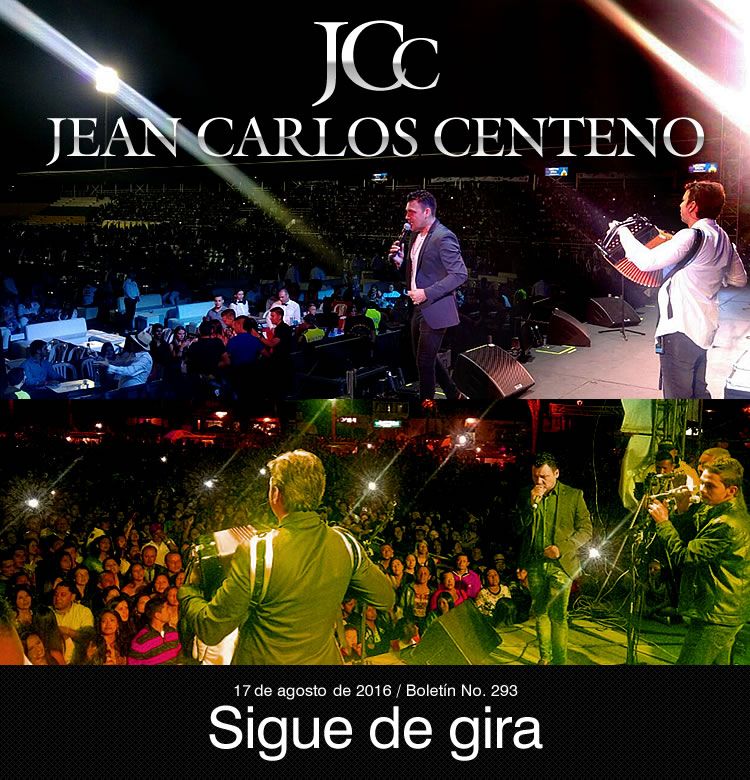 Jean Carlos Centeno sigue de gira