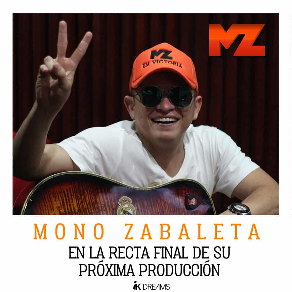 El Mono Zabaleta en la recta final de su nueva producción musical