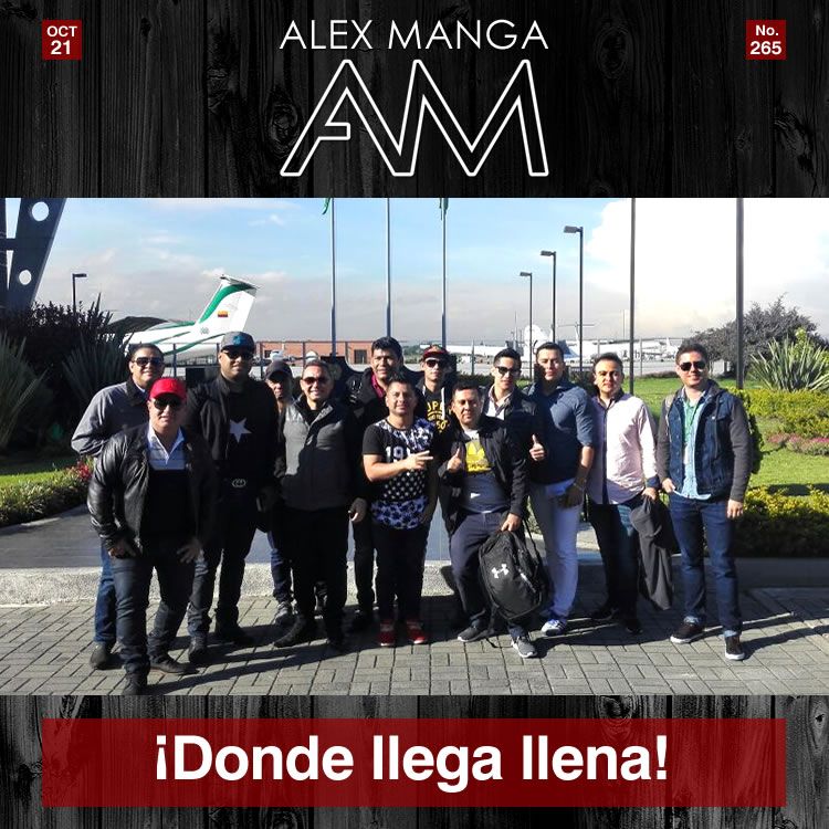 ¡Alex Manga donde llega llena!