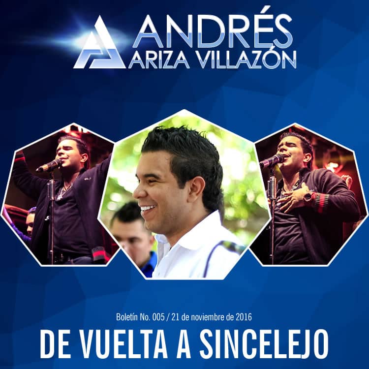 Andrés Ariza Villazón de vuelta a Sincelejo | Vallenatoalcien.com