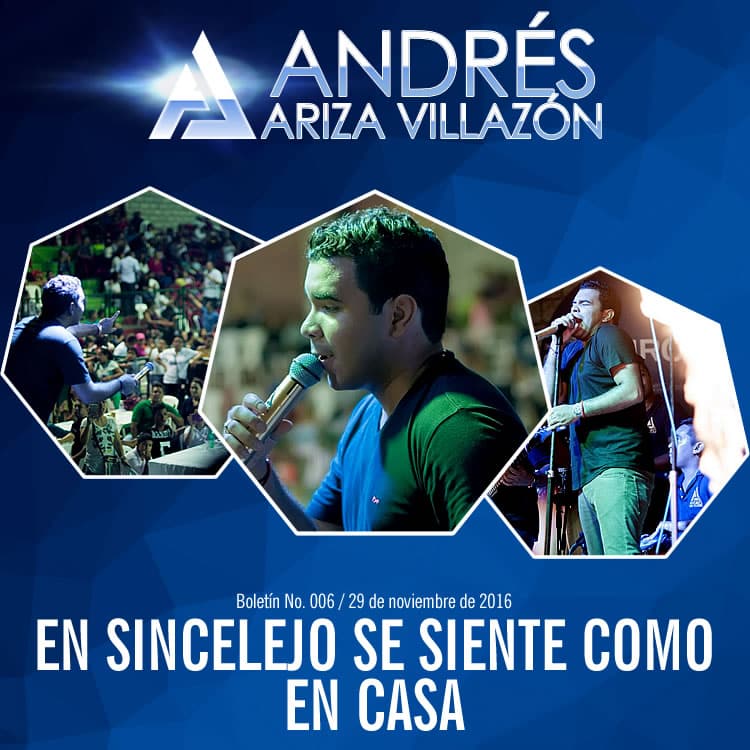 Andrés Ariza Villazón en Sincelejo se siente como en casa