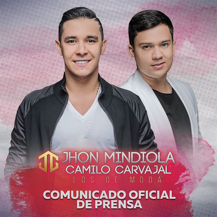 Jhon Mindiola y Camilo Carvajal