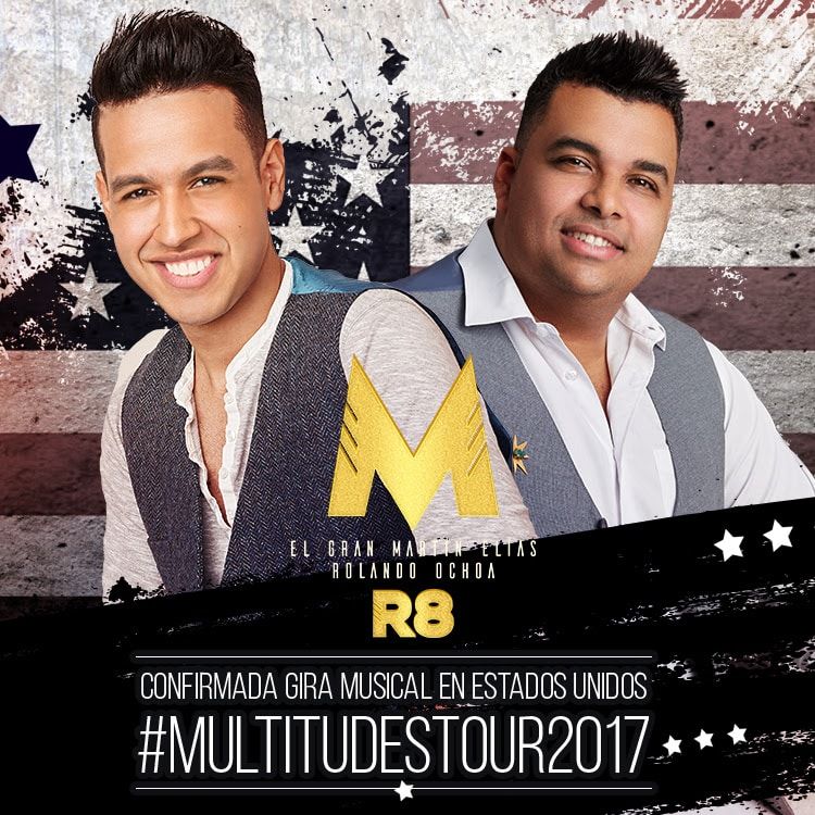 La empresa King Producciones acaba de confirmar que El Gran Martin Elias y Rolando Ochoa estarán realizando una gira de conciertos en los Estados Unidos.