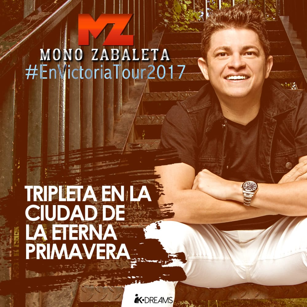 Mono Zabaleta Tripleta en La Ciudad de La Eterna Primavera