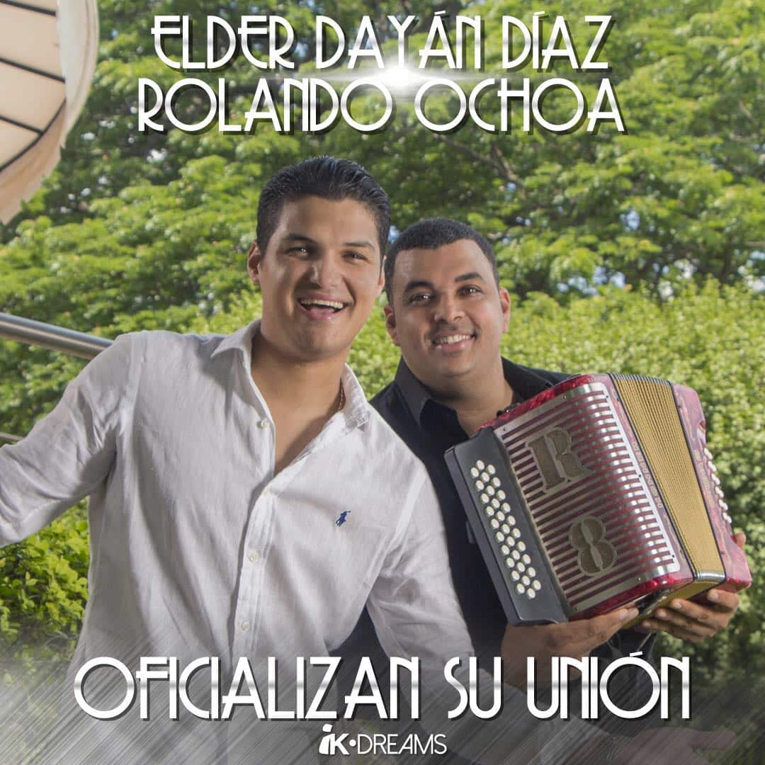 Elder Dayan Diaz y Rolando Ochoa oficializan su unión