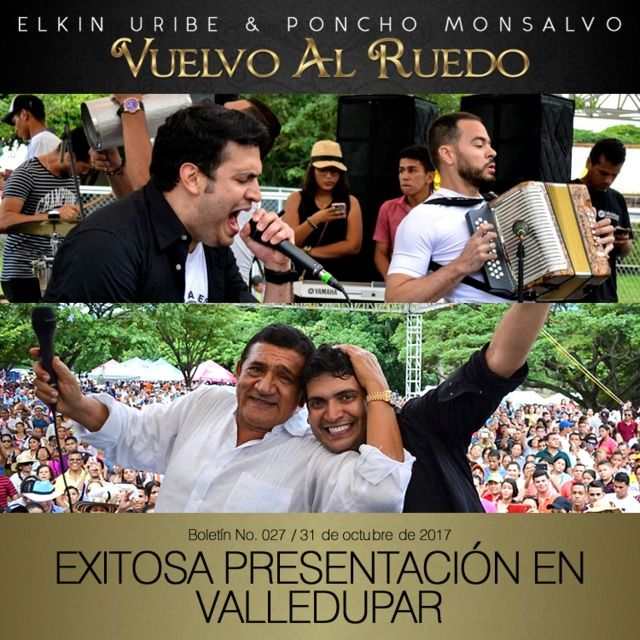 Elkin Uribe y Poncho Monsalvo vuelvo al ruedo