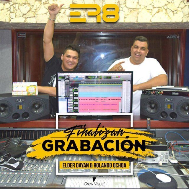 Elder Díaz y Rolando Ochoa finalizan grabación