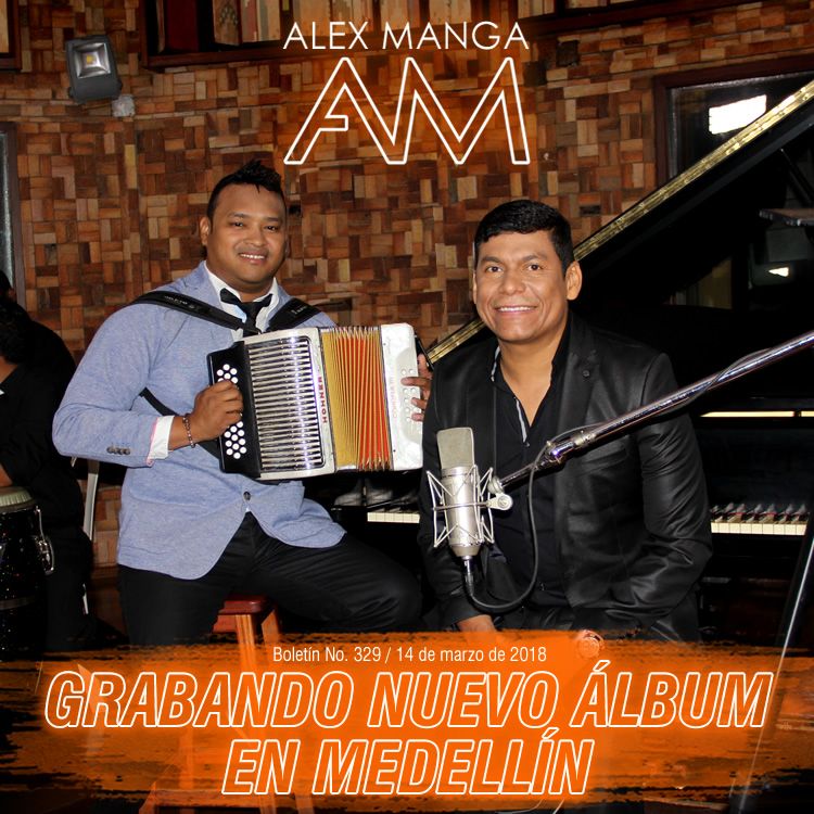 Alex Manga y Neno Beleño estan grabando en Medellin