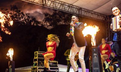 Jorge Celedón en los carnavales de Ecuador