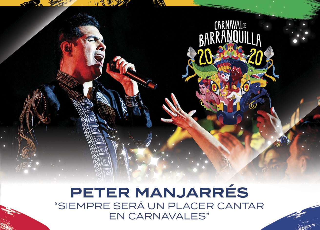 Peter Manjarrés en Carnavales de Barranquilla 2020