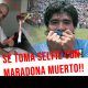 Foto de Maradona muerto original
