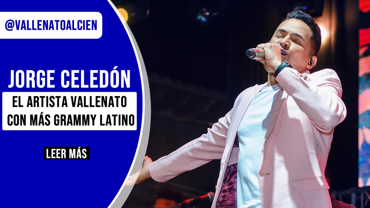 Jorge Celedón el artista vallenato con mas grammy latino