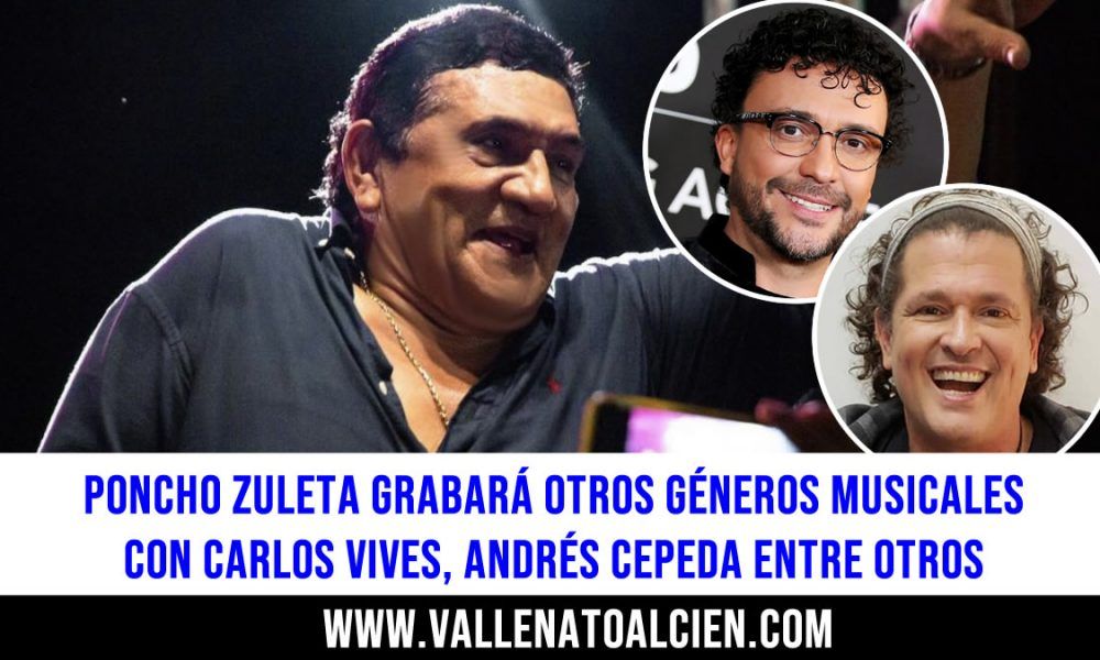 Poncho Zuleta grabará otros géneros musicales