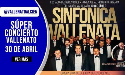 Concierto sinfónica vallenata homenaje a jorge oñate