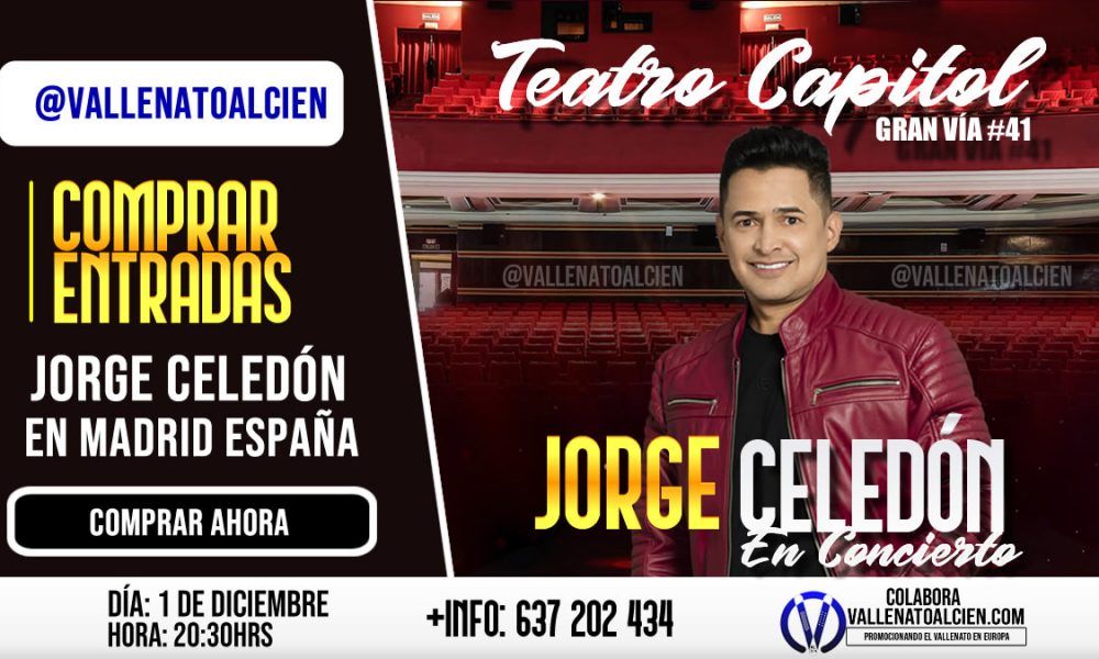Comprar entradas Jorge Celedón en Madrid España