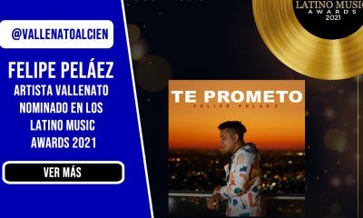 Felipe pelaez artista vallenato nominado en los latino Music Awards 2021